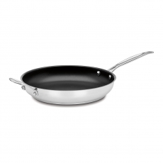 Cuisinart® Chef’s Classic Stainless Steel 12-inch Nonstick Skillet with Helper Handle