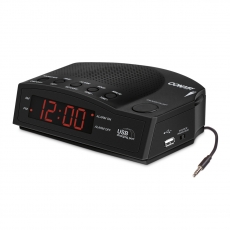 Conair™ Alarm Clock Radio with USB Charging Port