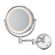 Conair Two-Sided LED Lighted Wall-Mount Mirror Inset Image